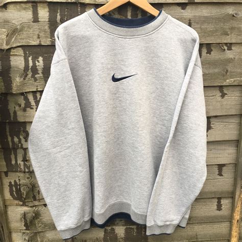 nike grey hoodie vintage